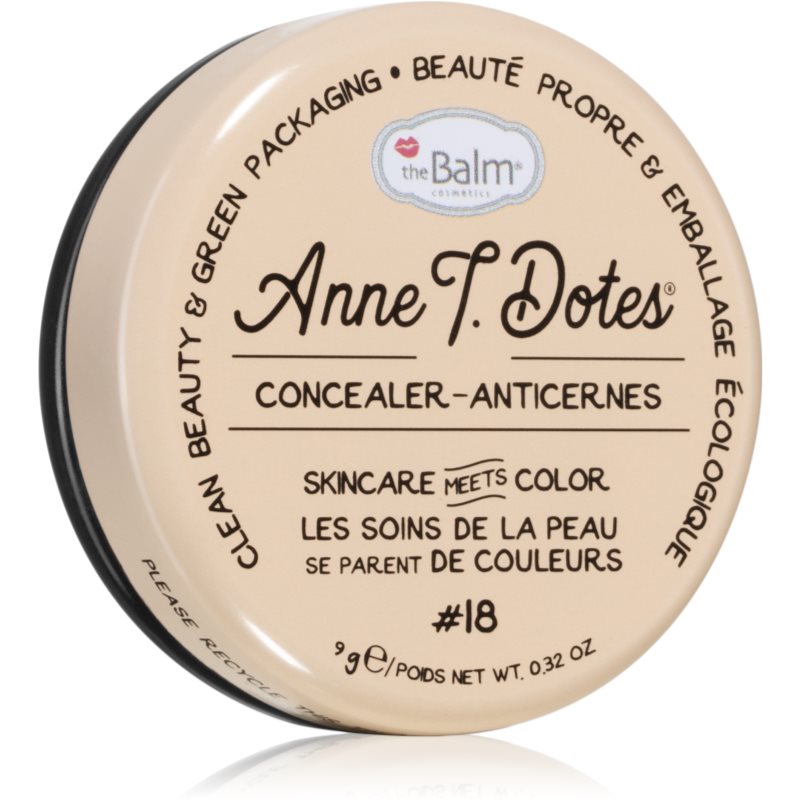 theBalm Anne T. Dotes® Concealer korekcinė priemonė nuo raudonio atspalvis #18 Light - Medium 9 g