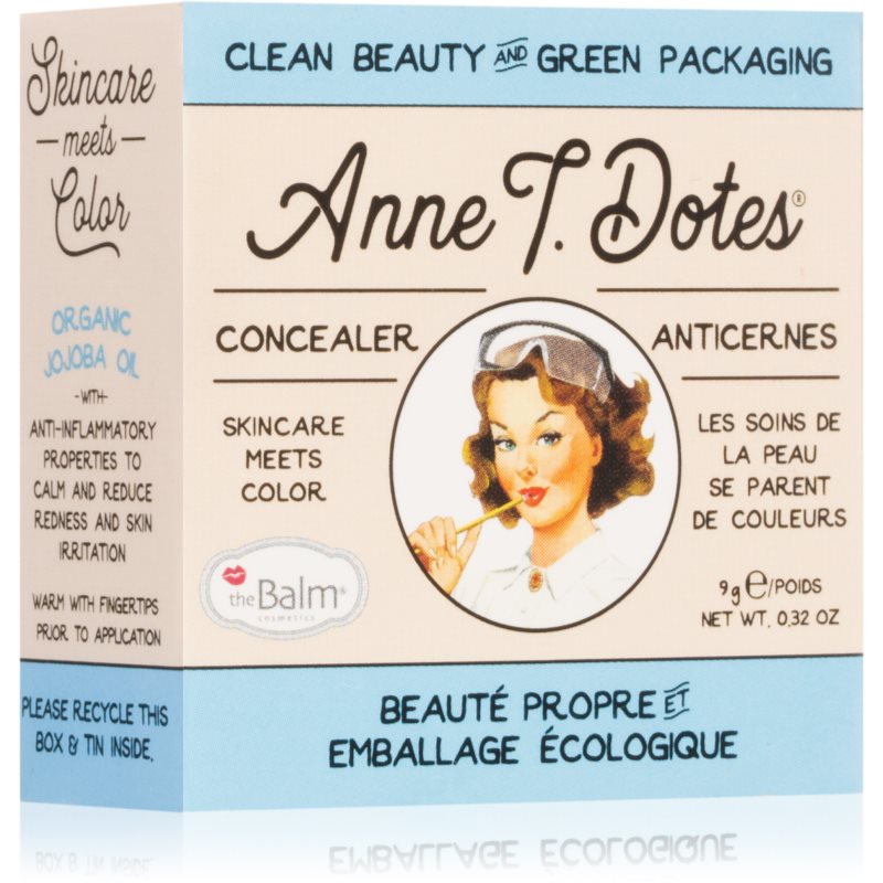 TheBalm Anne T. Dotes® Concealer Anti-redness Corrector Shade #18 For Light Skin 9 G