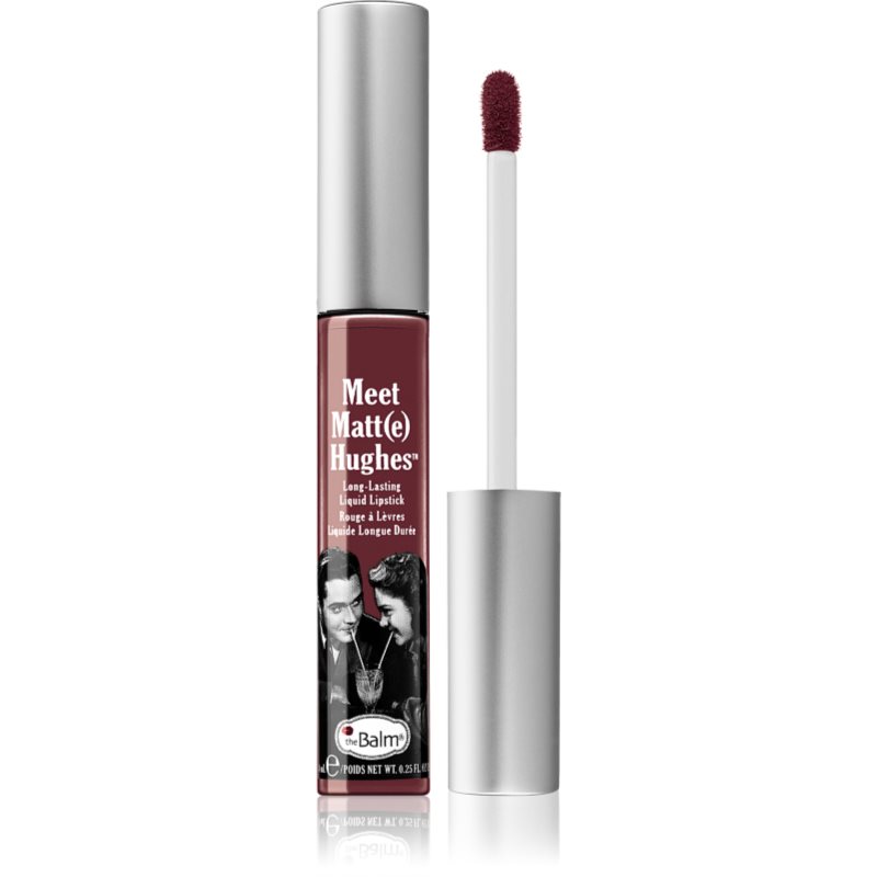 theBalm Meet Matt(e) Hughes Long Lasting Liquid Lipstick hosszantartó folyékony rúzs árnyalat Fierce 7.4 ml