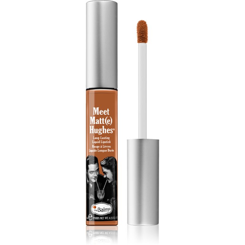 theBalm Meet Matt(e) Hughes Long Lasting Liquid Lipstick long-lasting liquid lipstick shade Humble 7