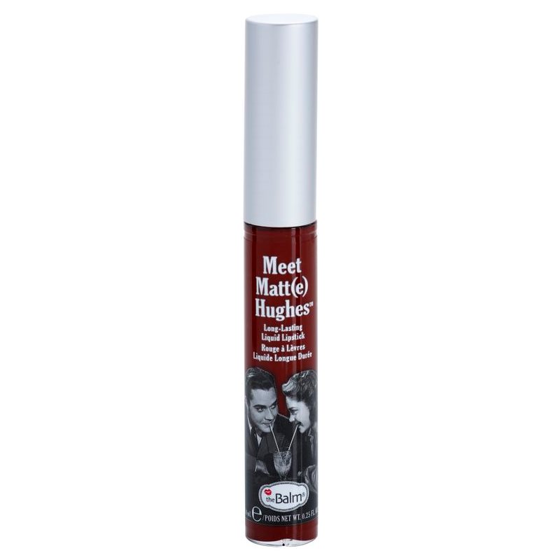 theBalm Meet Matt(e) Hughes Long Lasting Liquid Lipstick ilgai išliekantys skystieji lūpų dažai atspalvis Adoring 7.4 ml