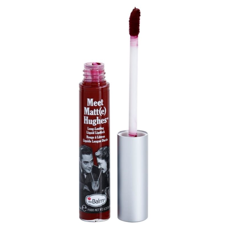 TheBalm Meet Matt(e) Hughes Long Lasting Liquid Lipstick стійка рідка помада відтінок Adoring 7.4 мл