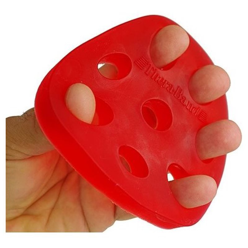 Thera-Band Hand Xtrainer Accessoire D’exercice Conçu Pour Les Mains Résistance Soft (Red Colour) 1 Pcs