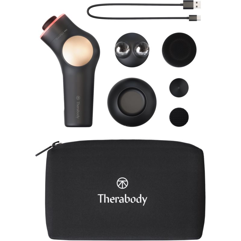 Therabody TheraFace PRO Appareil De Massage Visage Teinte/couleur Black/Gold 1 Pcs