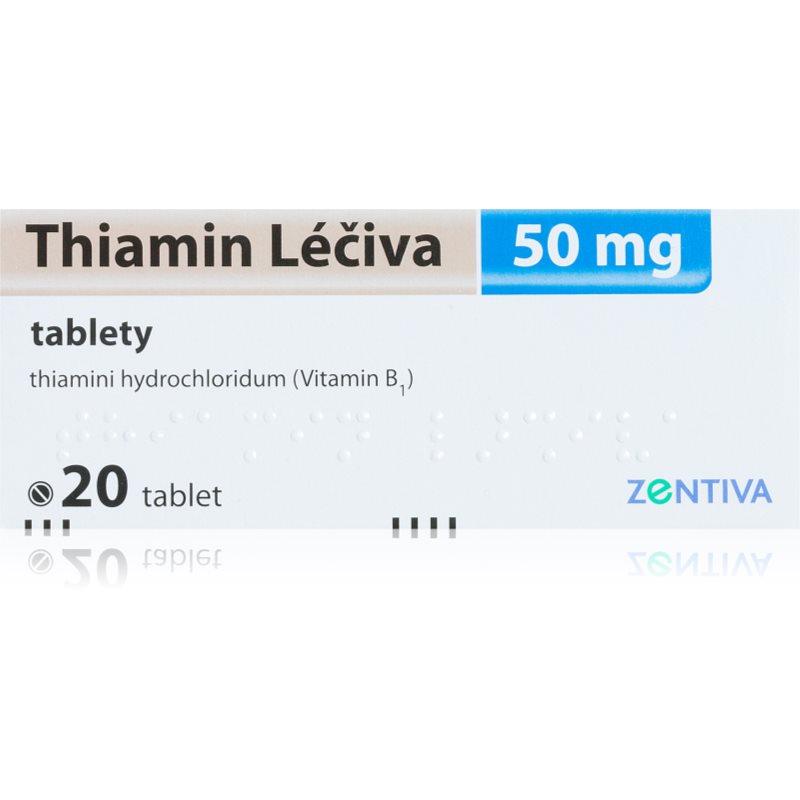 THIAMIN LÉČIVA POR 50MG TBL NOB 20