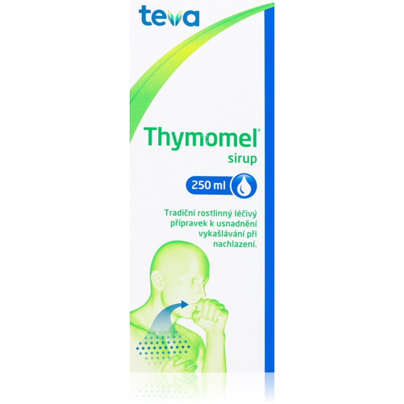 Thymomel Thymomel bylinný sirup sirup usnadňuje vykašlávání a zmírňuje kašel 250 ml