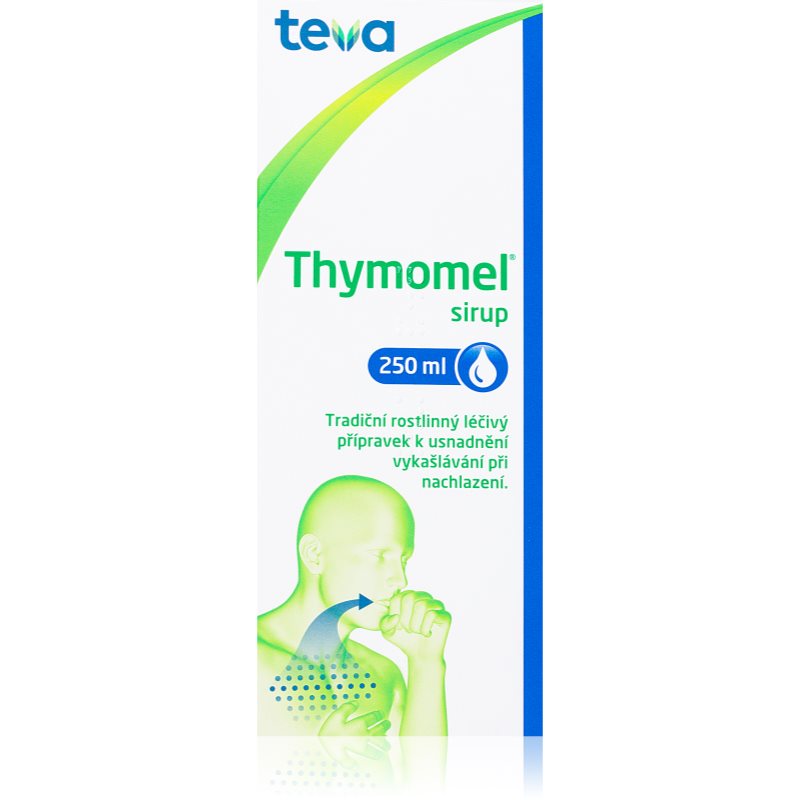 Thymomel Thymomel bylinný sirup sirup usnadňuje vykašlávání a zmírňuje kašel 250 ml