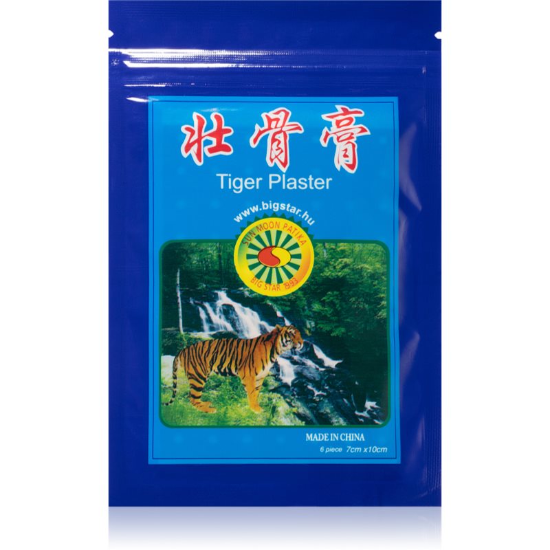 Tiger Tiger Oriental herbs plastry ziołowe o działaniu przeciwbólowym, przeciwzapalnym i przeciwobrzękowym 6 szt.