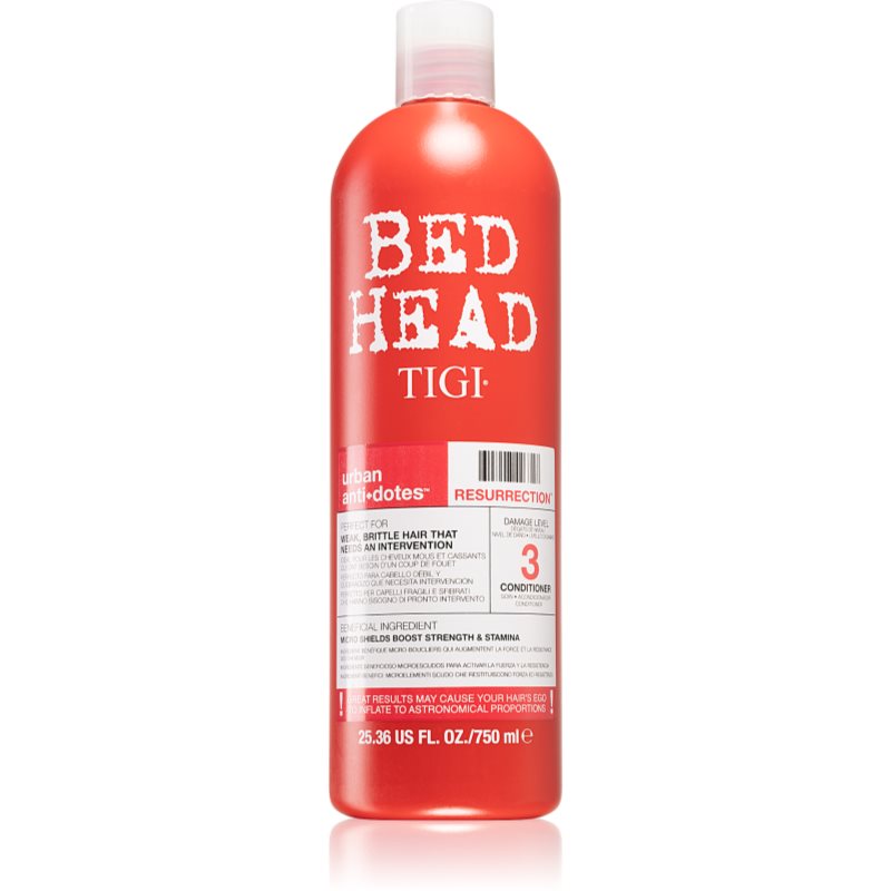 TIGI Bed Head Urban Antidotes Resurrection kondicionér pro slabé, namáhané vlasy 750 ml