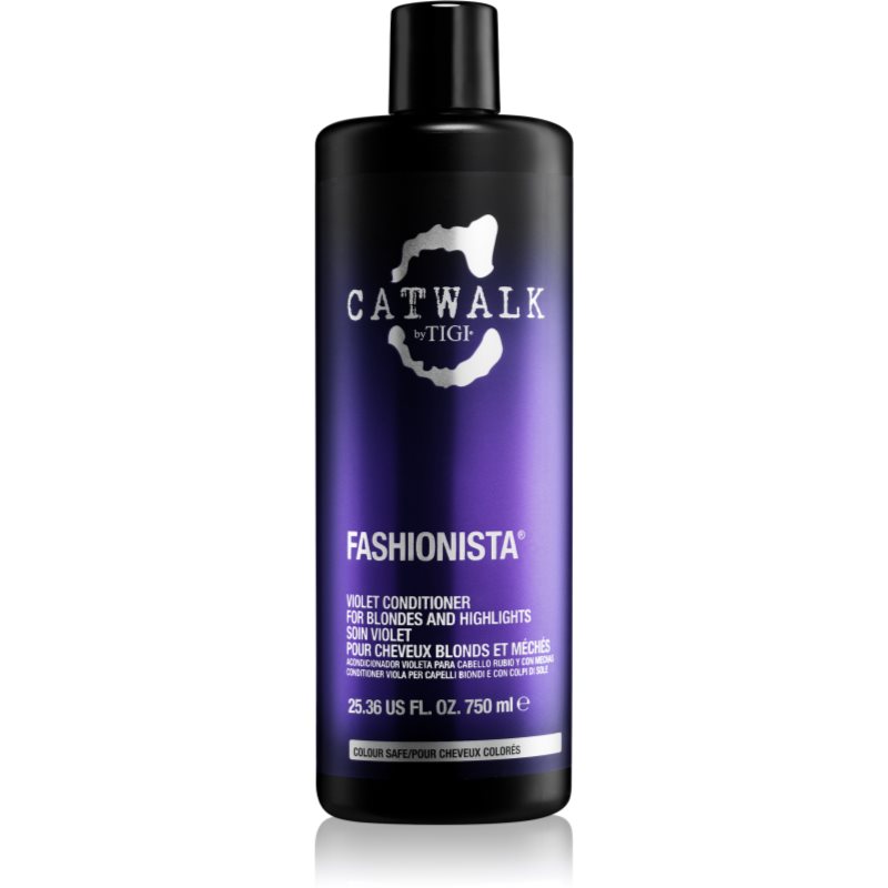 TIGI Catwalk Fashionista purple conditioner for blondes and highlighted hair 750 ml

