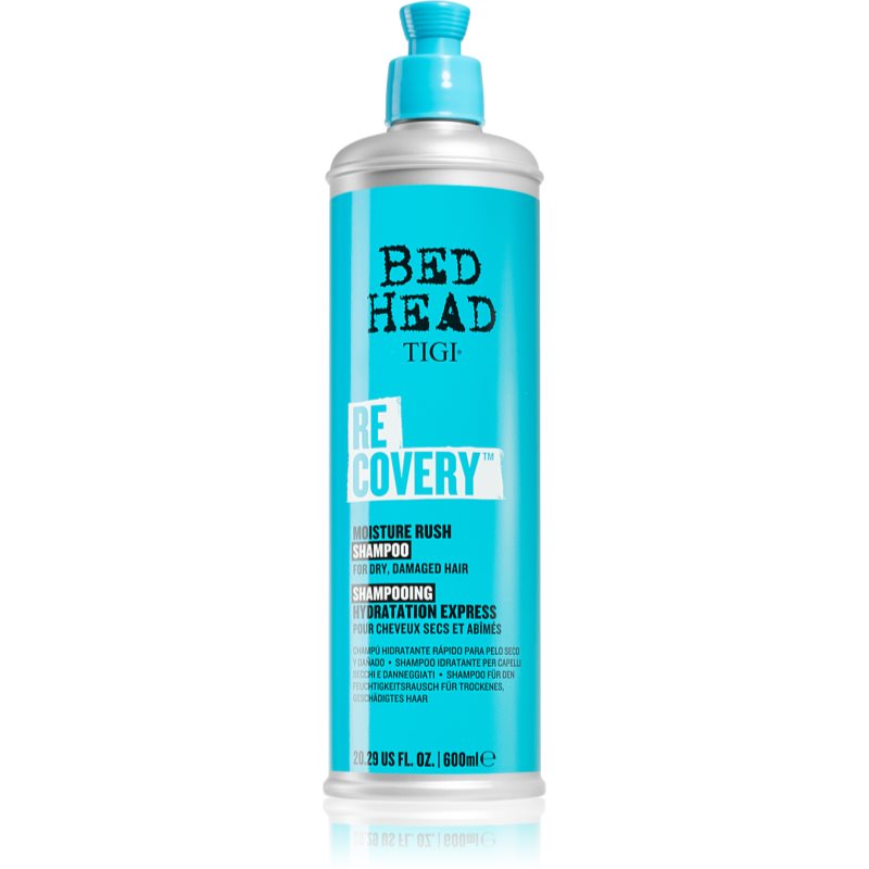 TIGI Bed Head Recovery hydratisierendes Shampoo für trockenes und beschädigtes Haar 600 ml