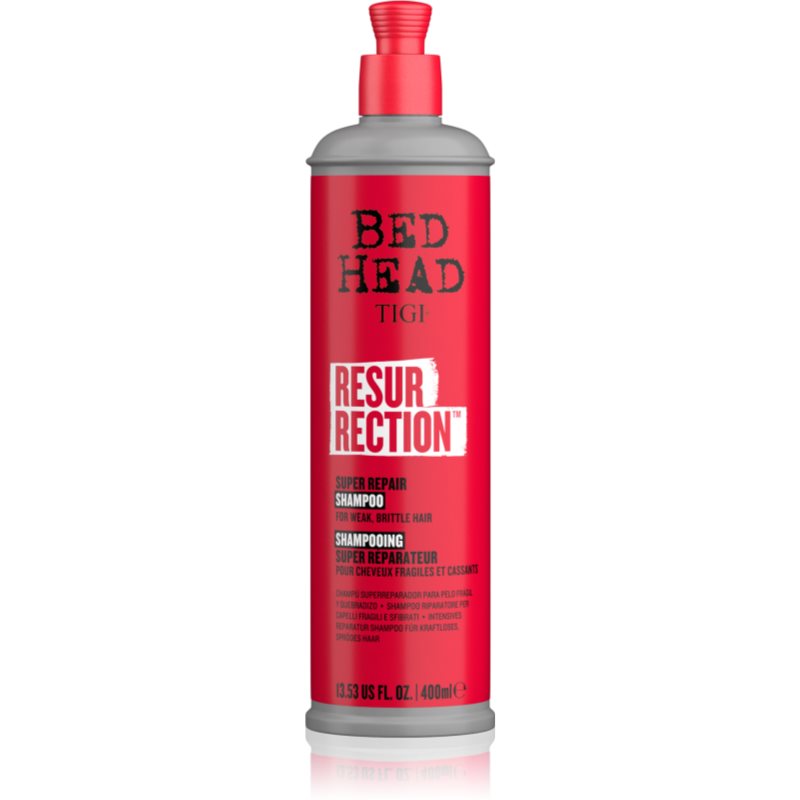 TIGI Bed Head Ressurection plaukų priežiūros šampūnas ploniems, nualintiems plaukams 400 ml