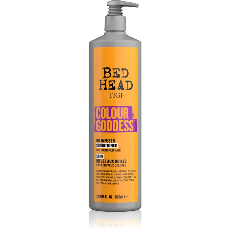 TIGI Bed Head Colour Goddess aliejinis kondicionierius dažytiems ar sruogelėmis dažytiems plaukams 970 ml