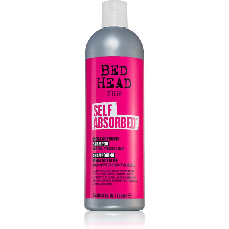 TIGI Bed Head Self absorbed vyživujúci šampón pre suché a poškodené vlasy 750 ml