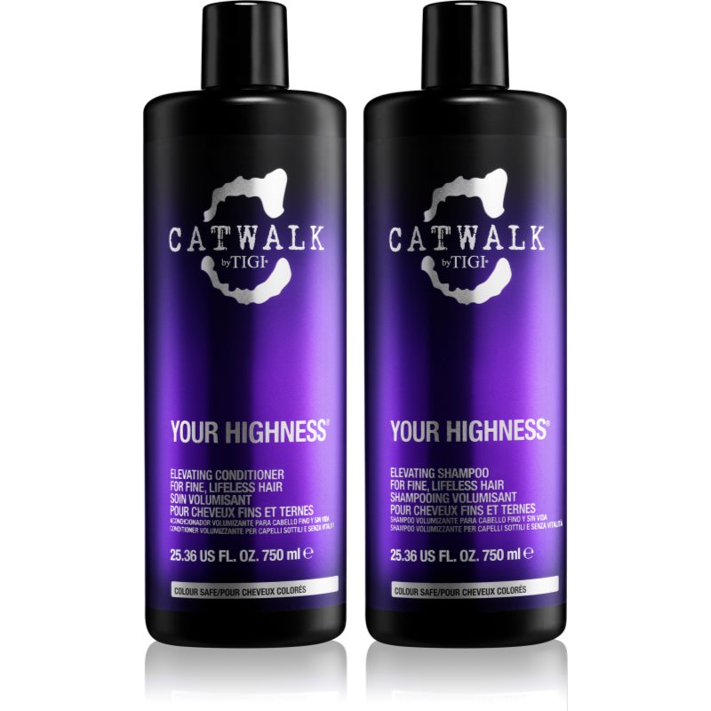 

TIGI Catwalk Your Highness вигідна упаковка VIII. (для тонкого волосся) для жінок