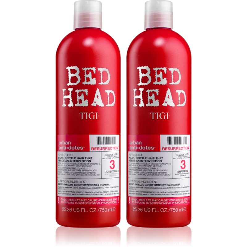 TIGI Bed Head Urban Antidotes Resurrection economy pack (for weak, stressed hair) for women
