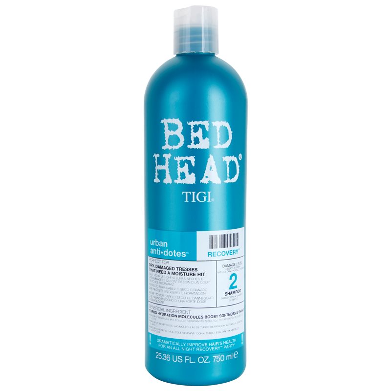 TIGI Bed Head Urban Antidotes Recovery šampón pre suché a poškodené vlasy 750 ml