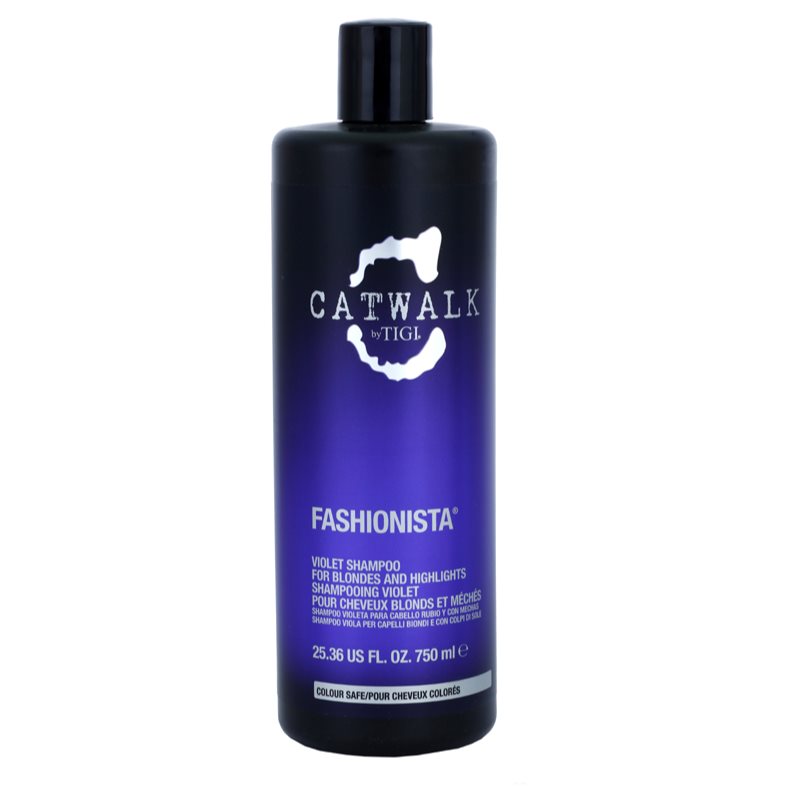 TIGI Catwalk Fashionista purple shampoo for blondes and highlighted hair 750 ml
