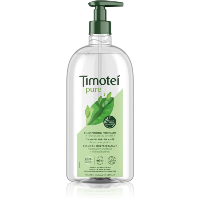 

Timotei Pure Green Tea очищуючий шампунь для нормального та жирного волосся