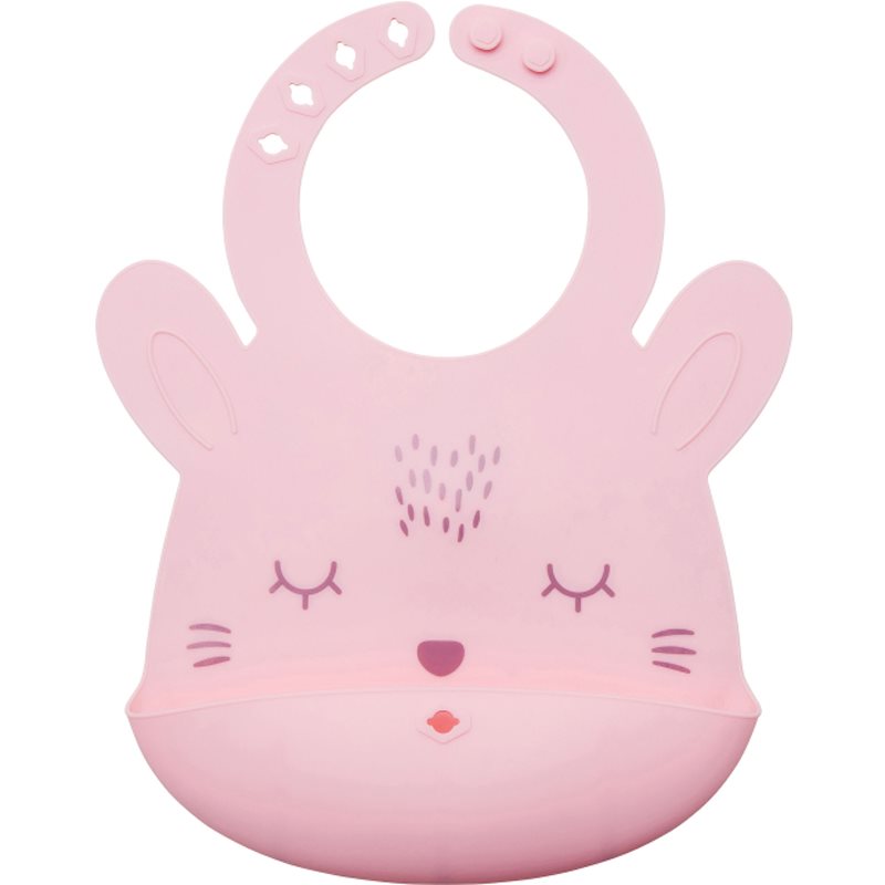 Tiny Twinkle Silicone Roll-up Bibs нагрудник Rose Bunny 4m+ 1 кс