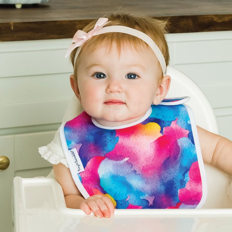 Tiny Twinkle Kaffle Set Bavoir Painted Peony 3m+ 1 Pcs