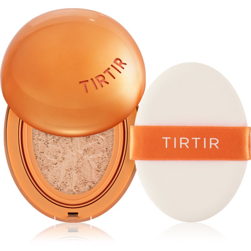 TIRTIR Mask Fit AI Fliter Cushion dlouhotrvající make-up v houbičce s matným efektem odstín 21N Ivory 18 g