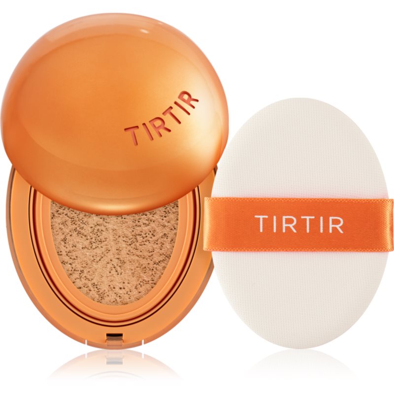 TIRTIR Mask Fit AI Fliter Cushion dlouhotrvající make-up v houbičce s matným efektem odstín 24N Latte 18 g