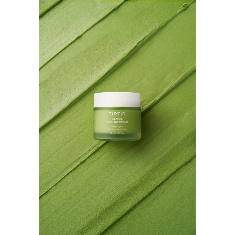 TIRTIR Matcha Calming Cream výživný zklidňující krém pro obnovu kožní bariéry 50 ml (obrázek 3)