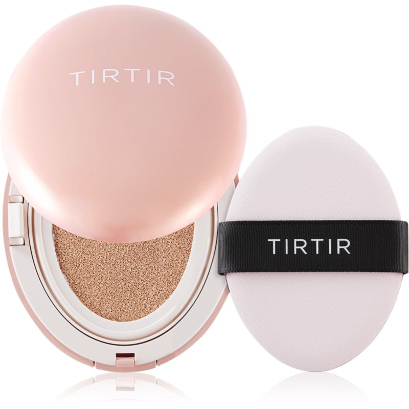 TIRTIR Mask Fit All Cover Cushion matující make-up v houbičce odstín 21C COOL IVORY 18 g