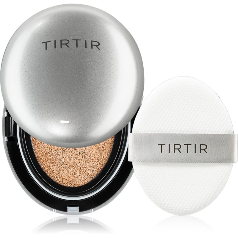 TIRTIR Mask Fit Aura Cushion hydratační make-up v houbičce pro rozjasnění pleti odstín 21C Cool Ivory 18 g