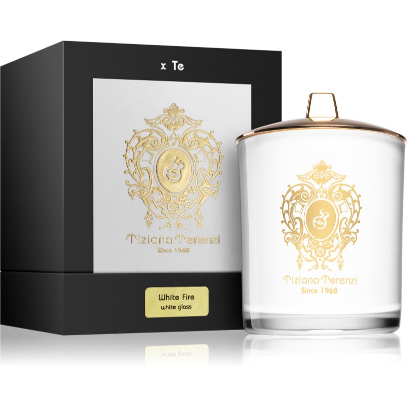 Tiziana Terenzi White Fire Scented Candle With Wooden Wick 900 G
