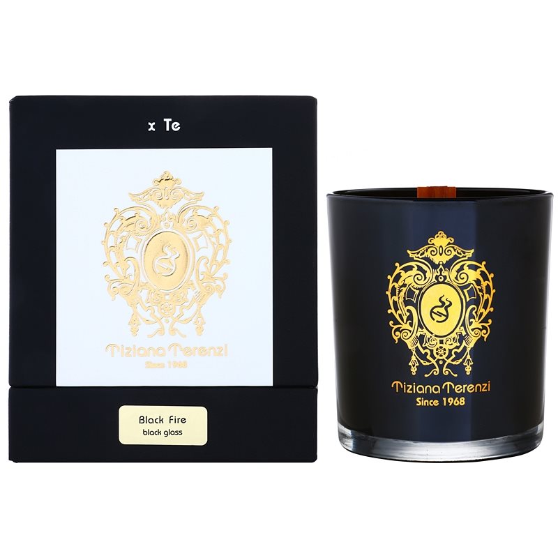Tiziana Terenzi Black Fire scented candle wooden wick 170 g
