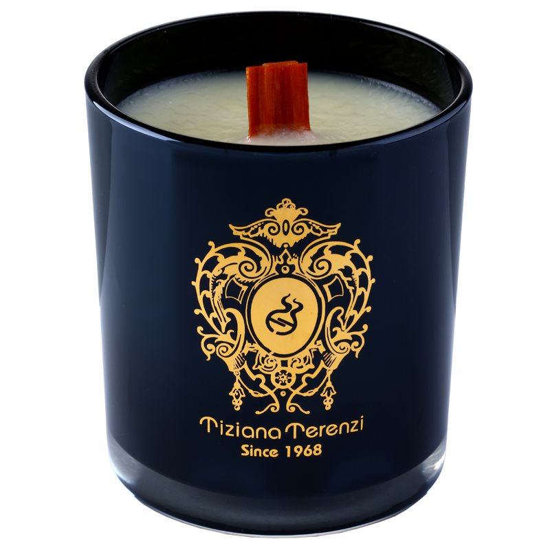 Tiziana Terenzi Black XIX March Aроматична свічка з дерев'яним гнітом 170 гр
