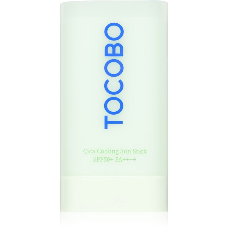 TOCOBO Cica Cooling Sun Stick ochranná hydratační tyčinka se zklidňujícím účinkem SPF 50+ 18 g