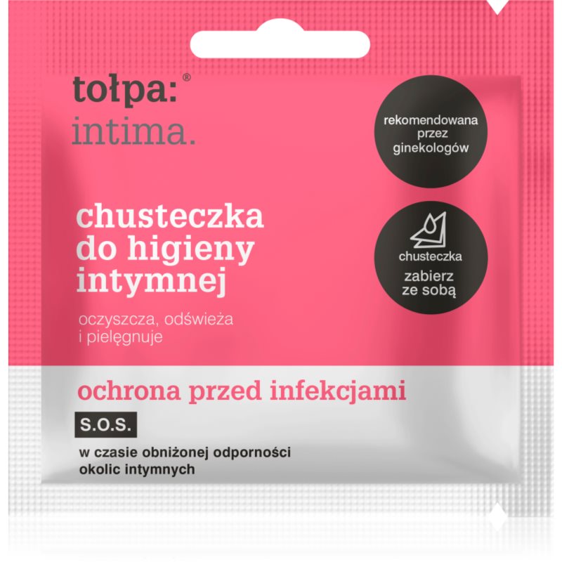 

Tołpa Dermo Intima делікатно очищаючі серветки для інтимної гігієни