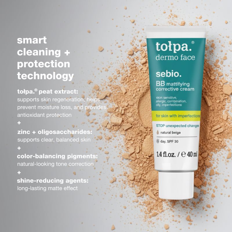 Tołpa Dermo Face Sebio zmatňujúci BB krém 40 ml