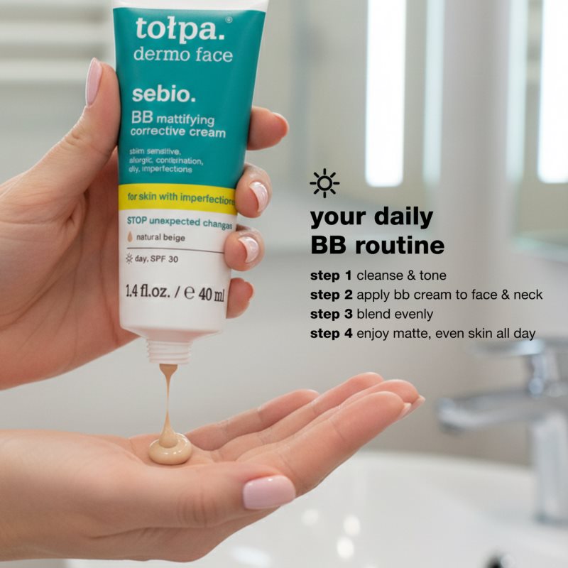 Tołpa Dermo Face Sebio zmatňujúci BB krém 40 ml