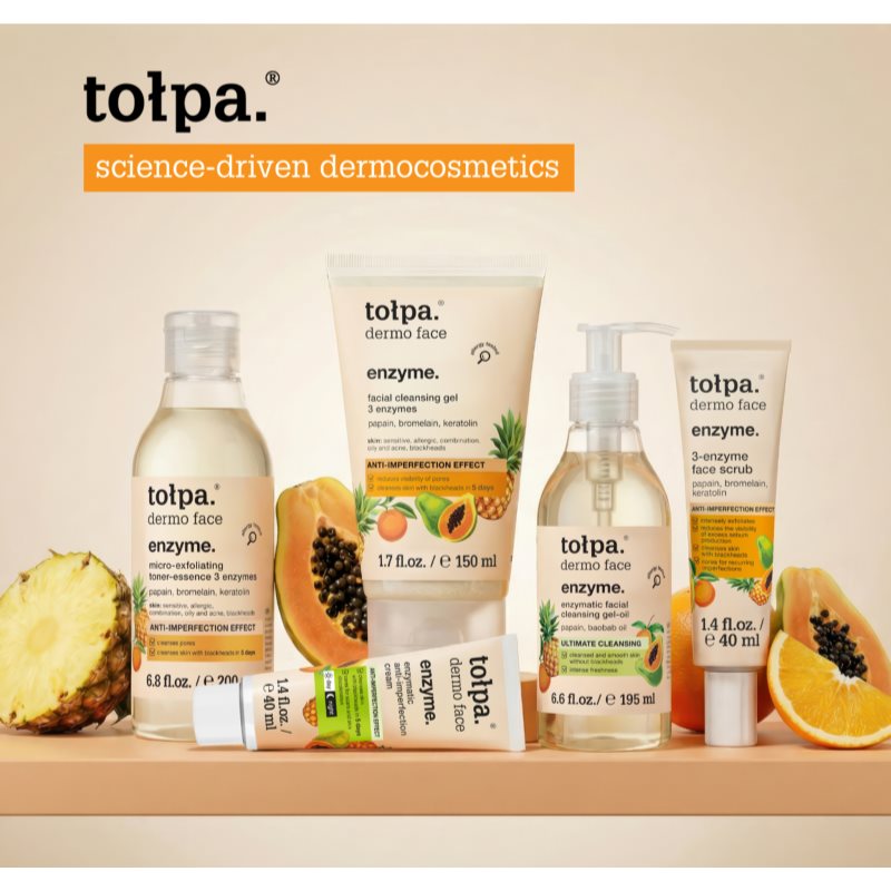 Tołpa Dermo Face Enzyme mycí gel proti černým tečkám 150 ml (obrázek 5)
