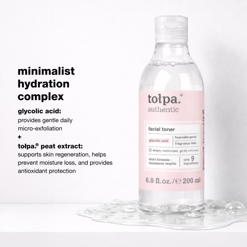 Tołpa Authentic Facial Tonic pleťové tonikum pro citlivou pleť 200 ml (obrázek 3)