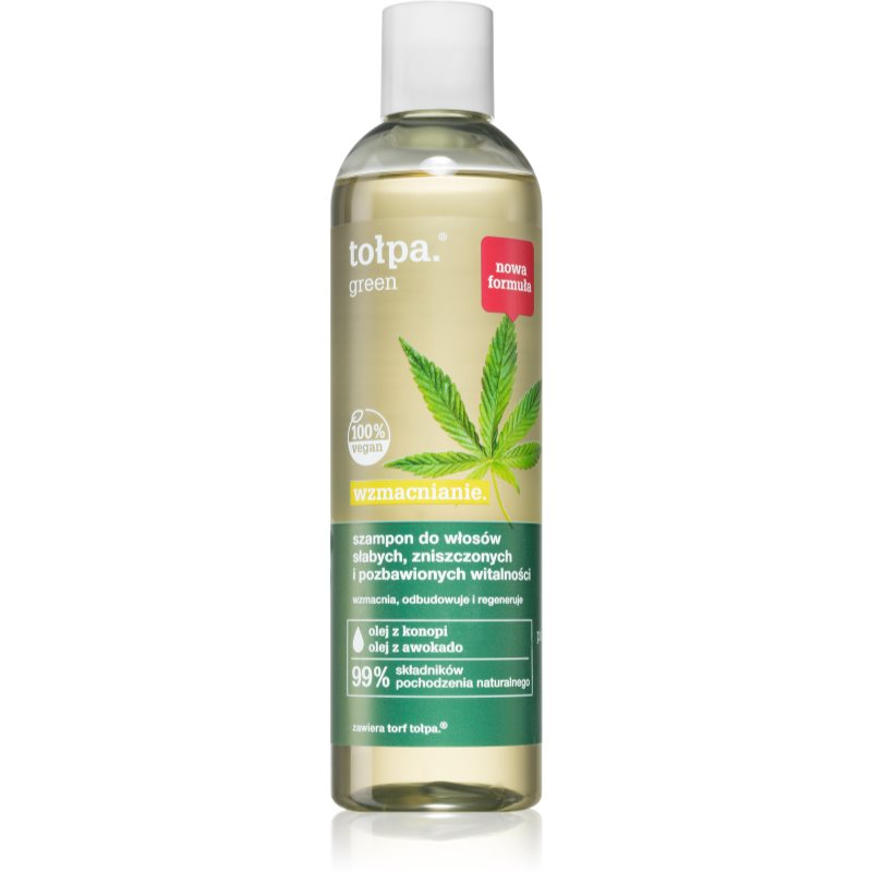 Tołpa Green Strengthening šampón pre oslabené a poškodené vlasy 300 ml