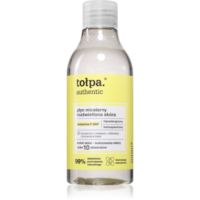 Tołpa Authentic Micellar Liquid Illuminated Skin čisticí micelární voda 300 ml