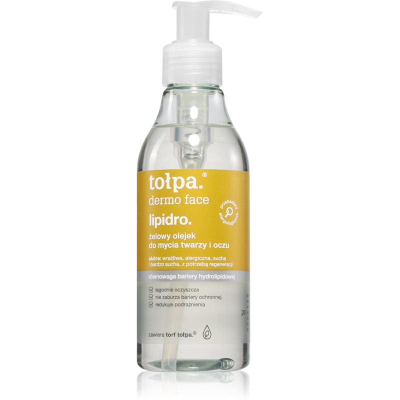 Tołpa Dermo Face Lipidro Reinigungsgel für empfindliche trockene Haut 195 ml