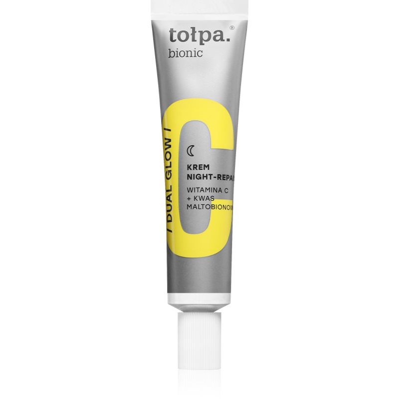 Tołpa Bionic Dual Glow nočný krém pre rozjasnenie a hydratáciu 40 ml