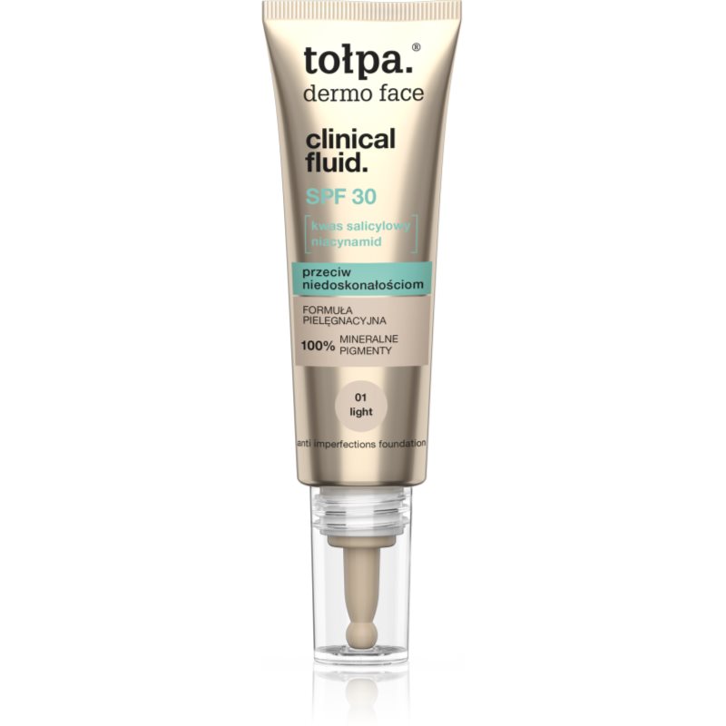 Tołpa Dermo Face Clinical Anti-Imperfections fluid proti nepravilnostim na koži odtenek Light 25 ml