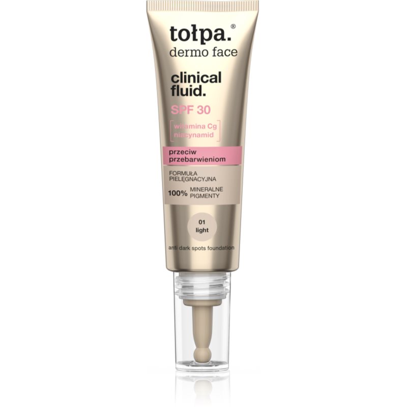 Tołpa Dermo Face Clinical Anti-Pigmentation fluid proti temnim madežem odtenek 01 Light 25 ml