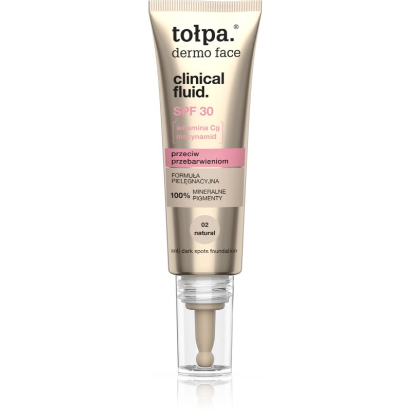 Tołpa Dermo Face Clinical Anti-Pigmentation fluid proti temnim madežem odtenek 02 Natural 25 ml