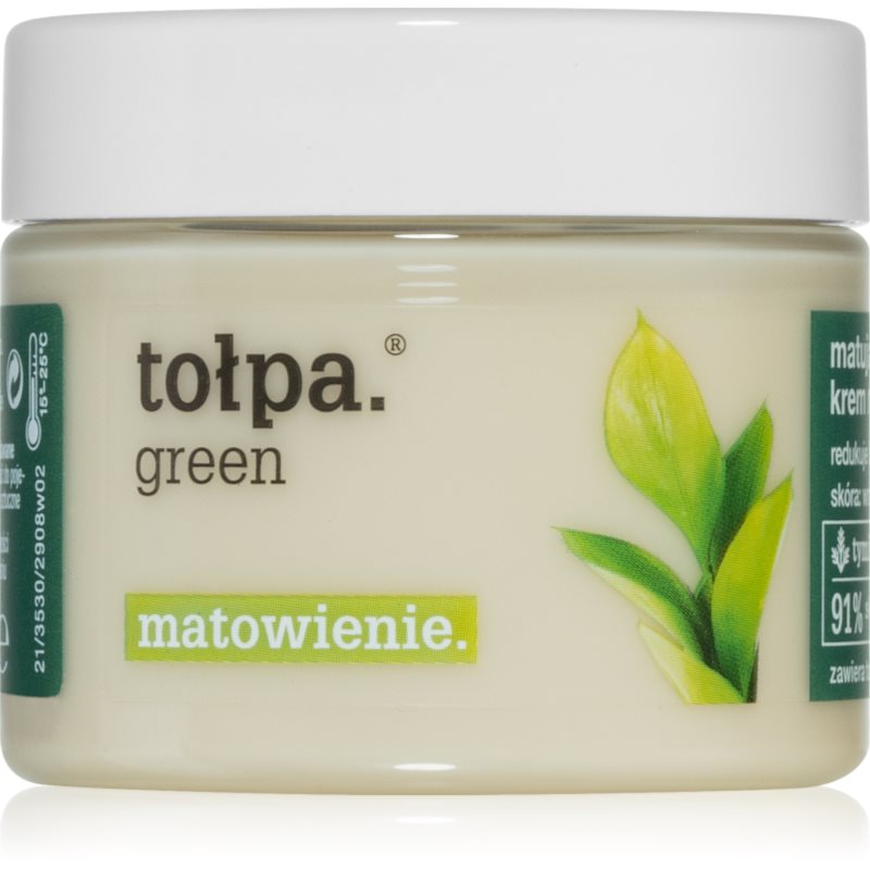 

Tołpa Green Matt нормалізуючий матуючий крем для жирної шкіри