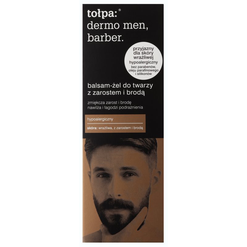 Tołpa Dermo Men Barber пом'якшуючий бальзам -гель для чоловіків з вусами 75 мл