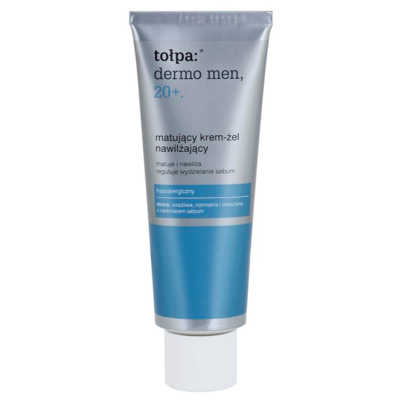 Tołpa Dermo Men 20+ mattierende Gel-Creme mit feuchtigkeitsspendender Wirkung 40 ml