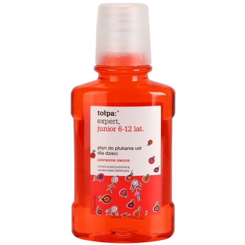 

Tołpa Expert Junior 6-12 рідина для полоскання рота для дітей присмак Red Fruits